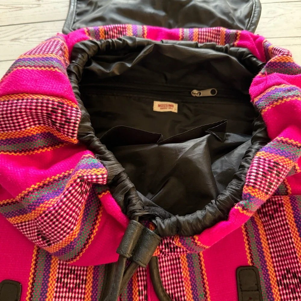 Pink Striped Backpack - Picture 5 of 5